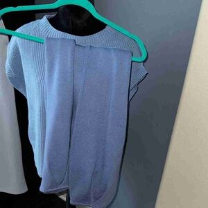 Women's Blue Crew Neck Sweater